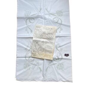 Vintage Progress Cross Stitch Pillow Case 145 Embroidery